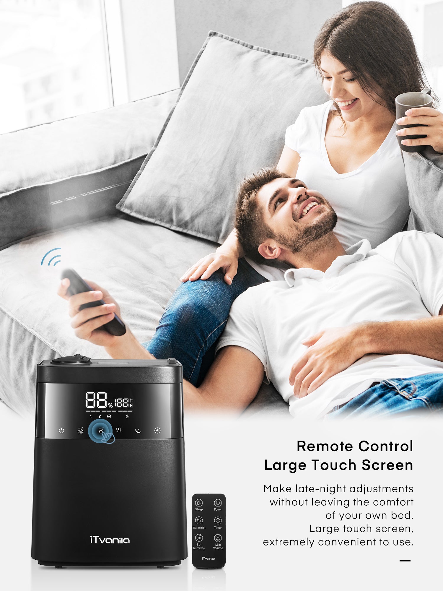Aicook SH8850 umidificator 5,5L abur cald-rece