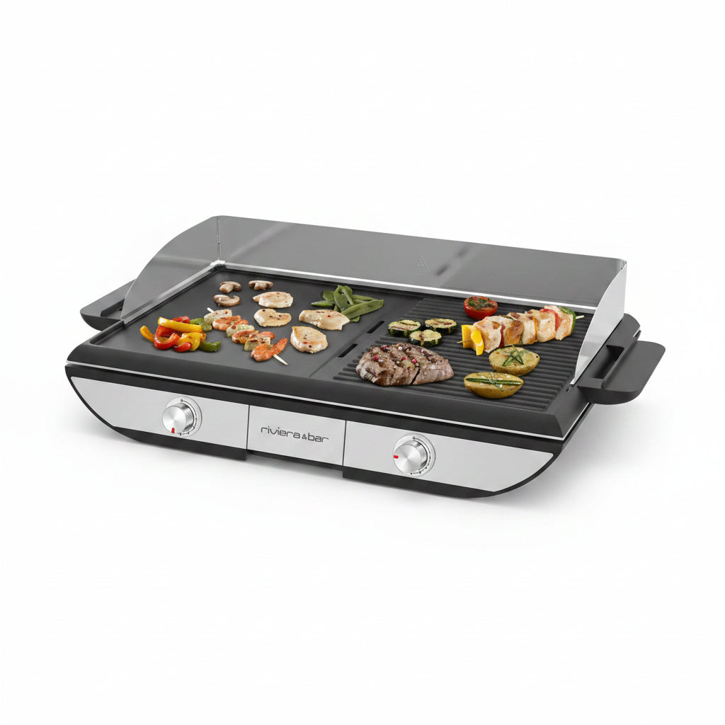 Riviera & Bar Plancha-Gril Precision gratar electric 2 zone 8-10 persoane