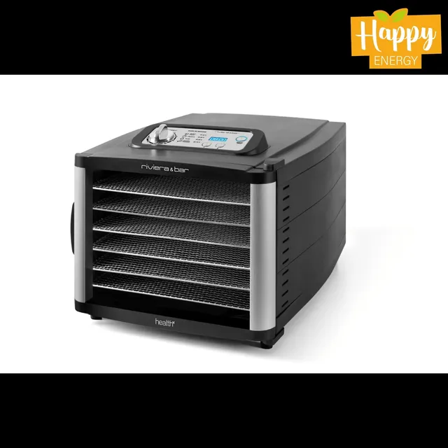 Riviera & Bar deshidrator fructe 6 tăvi inox cu timer