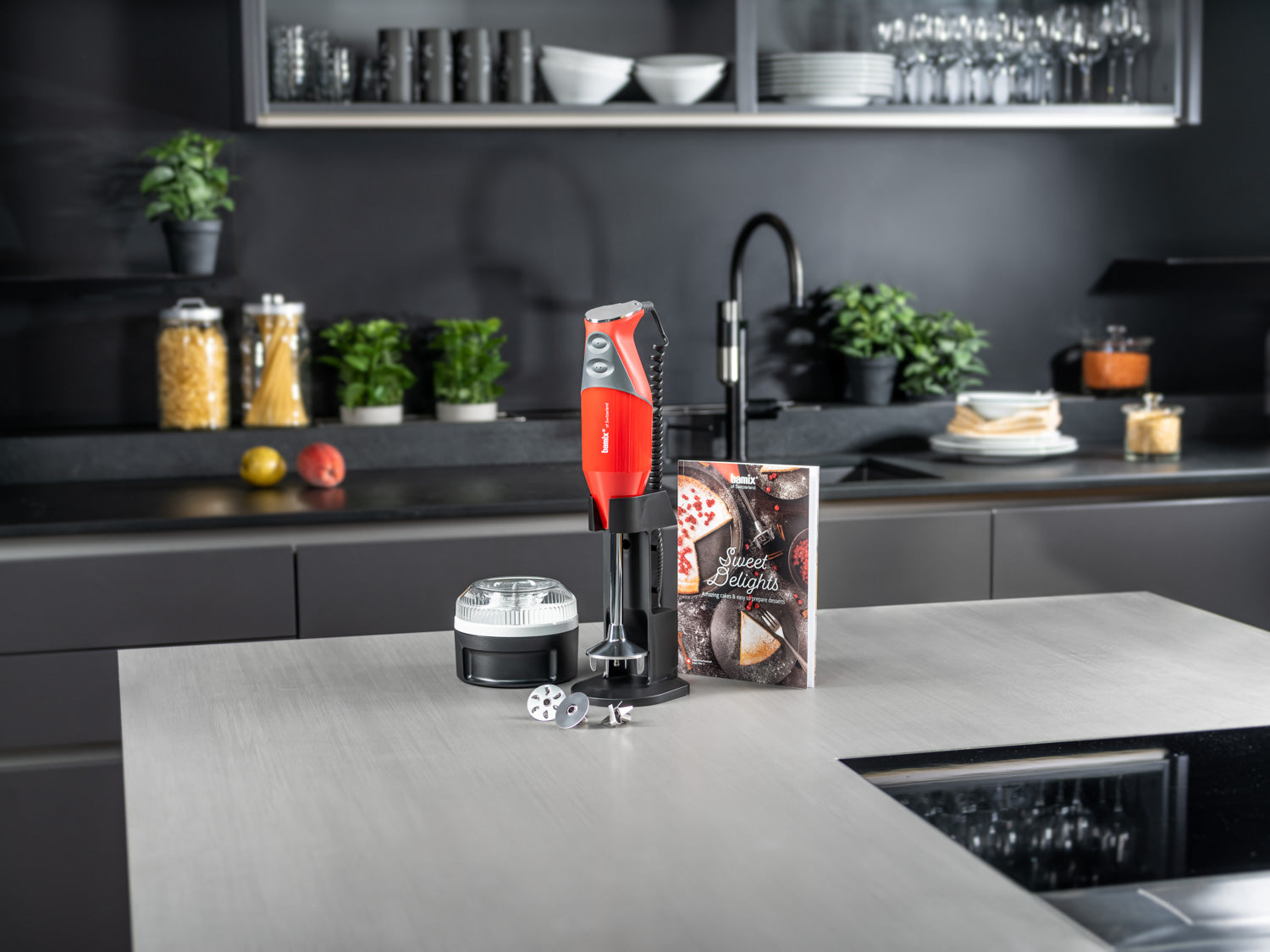 Bamix Sweet Delights blender desert 200W alb