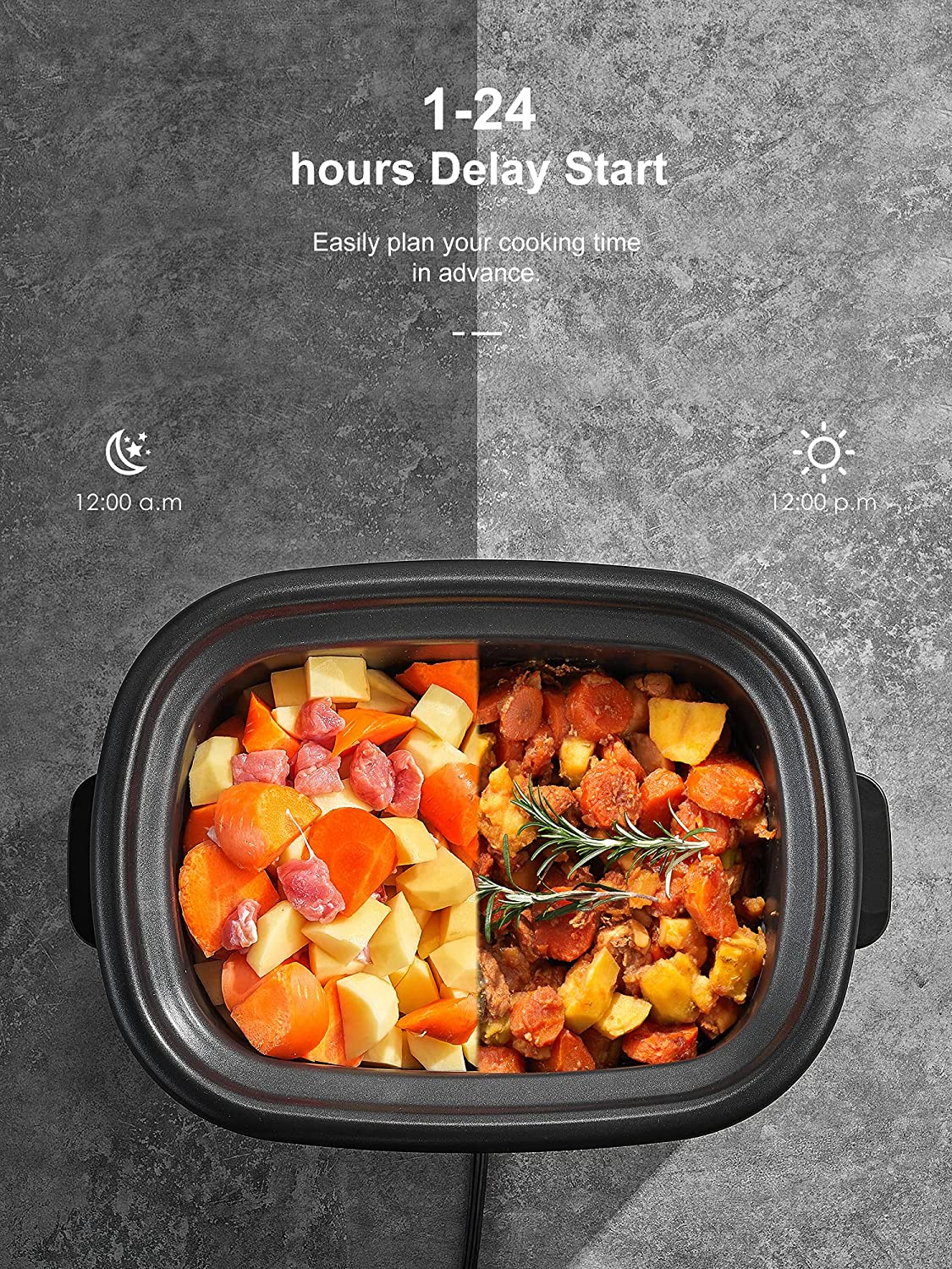 Kealive 12-in-1 multicooker 6,5L slow cooker + air fryer