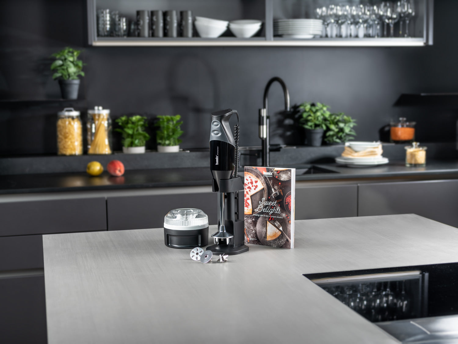 Bamix Sweet Delights blender desert 200W alb