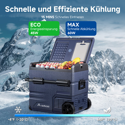 Aobosi TWW55 frigider auto 55L cu doua zone