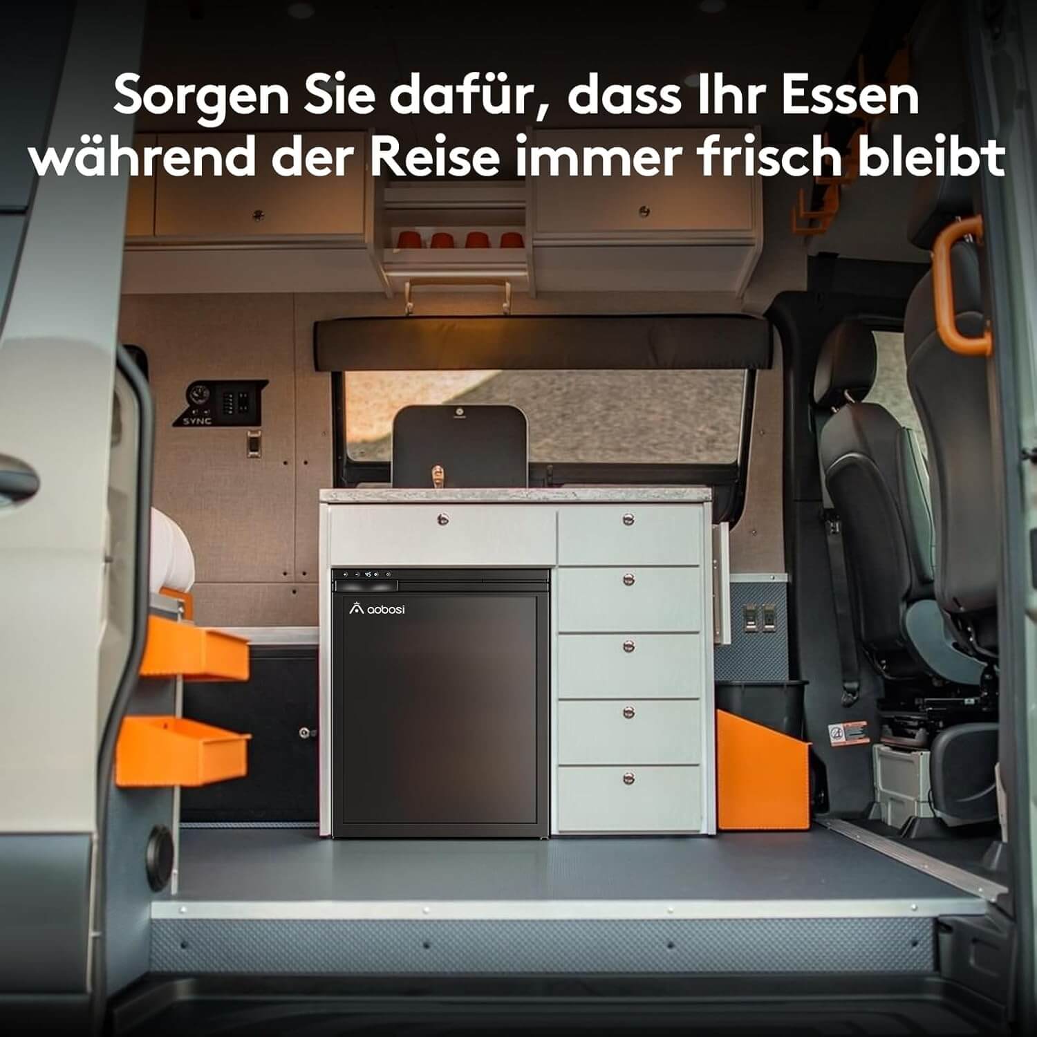 Aobosi CR65 Frigider auto compresor 65L încastrat