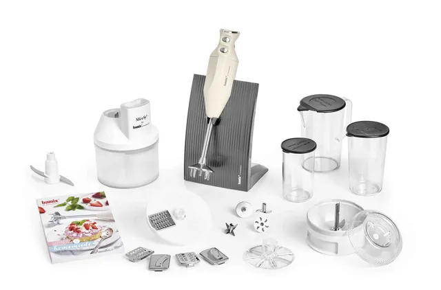 Bamix Baking blender vertical crem 200W set complet
