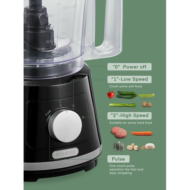 Kealive robot de bucatarie 8 cani 1,6L cu 6 functii