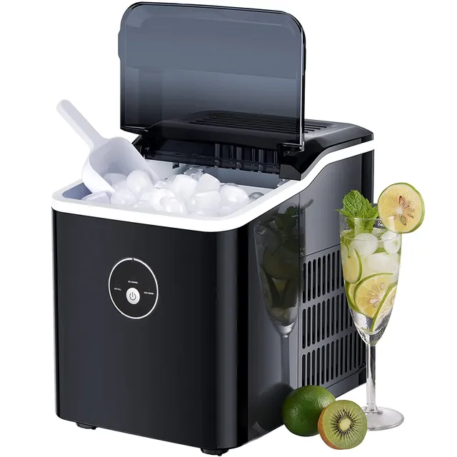 Aicook aparat gheață blat 2L negru 28lbs/24h
