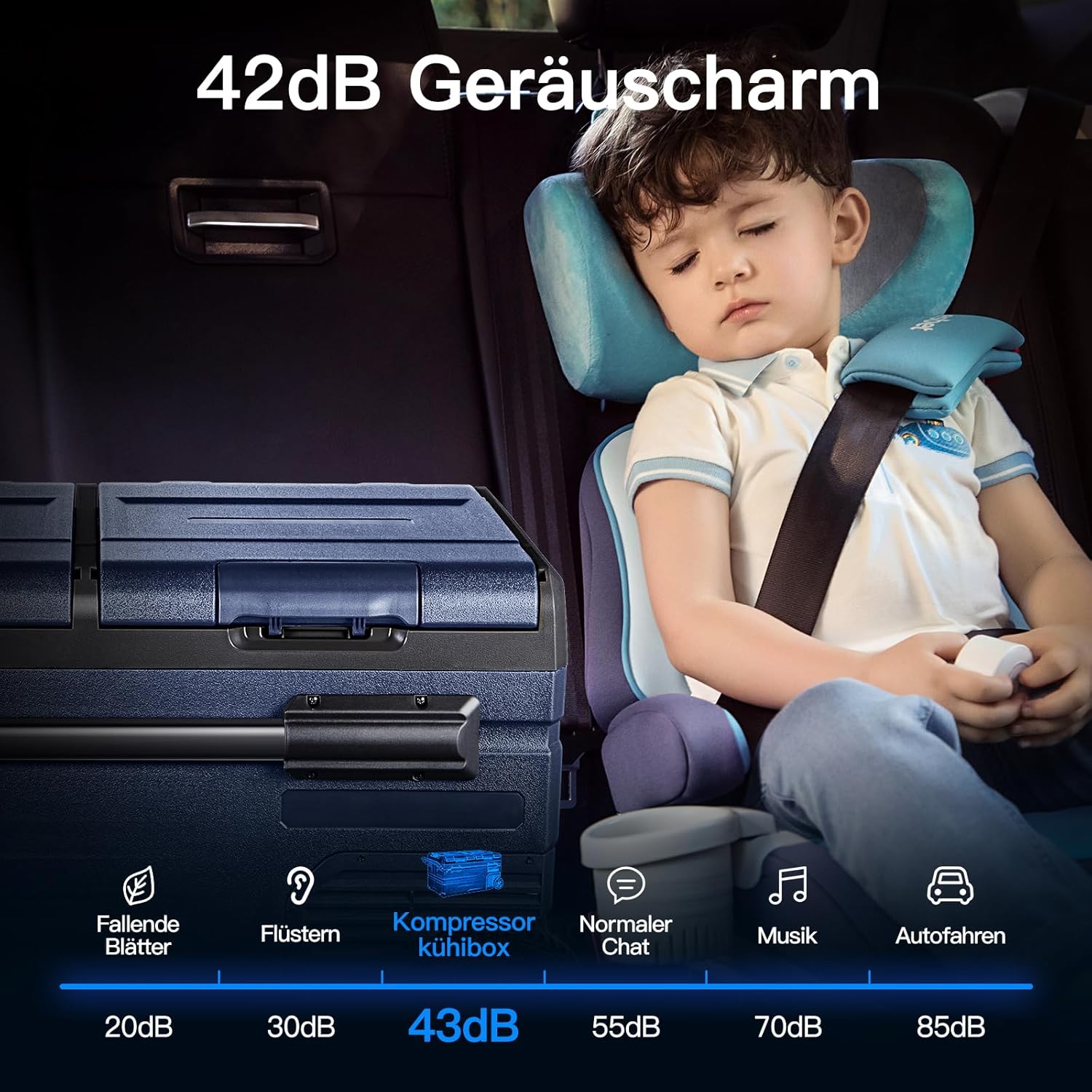 Aobosi TWW75 Ladă frigorifică auto 75L zonă dublă