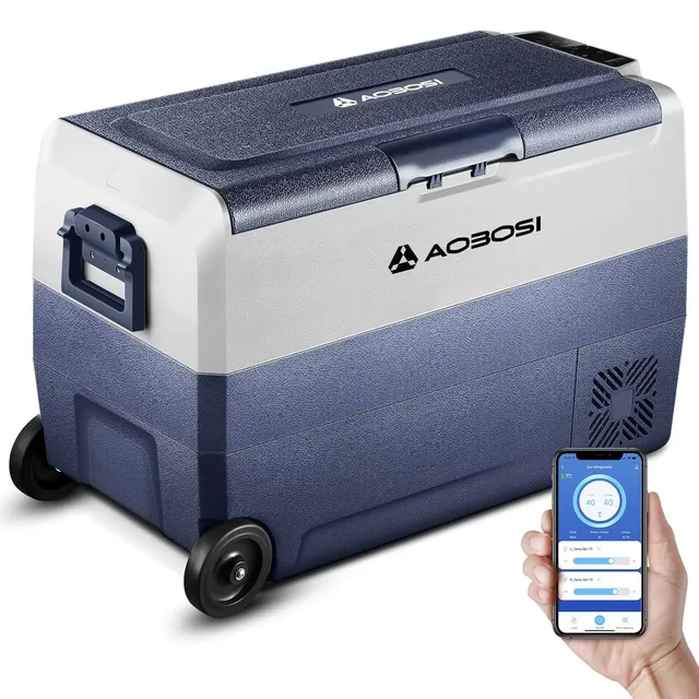 Aobosi T50 lada frigorifica 50L dual zone cu roti