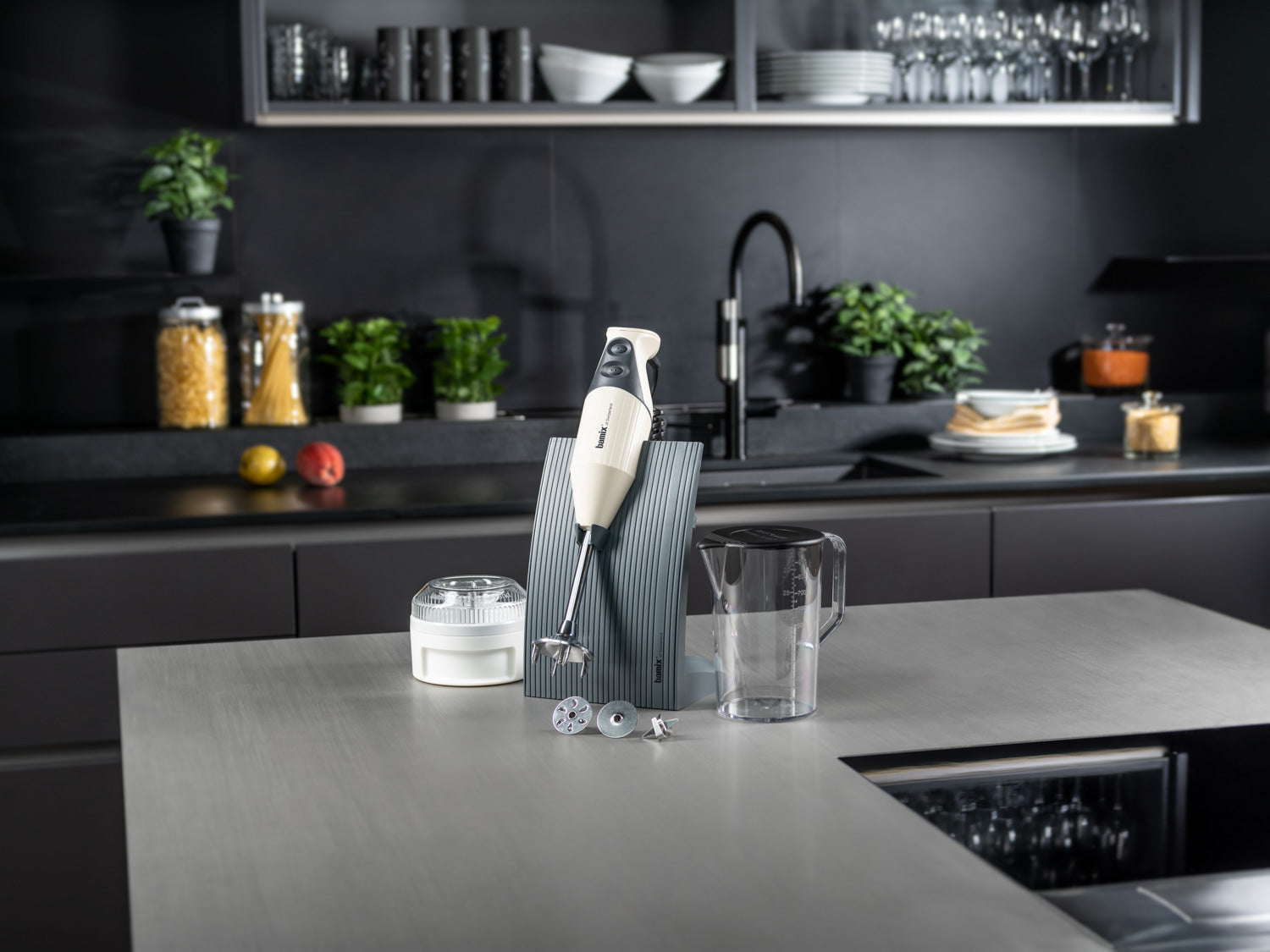 Bamix SwissLine blender vertical 200W alb