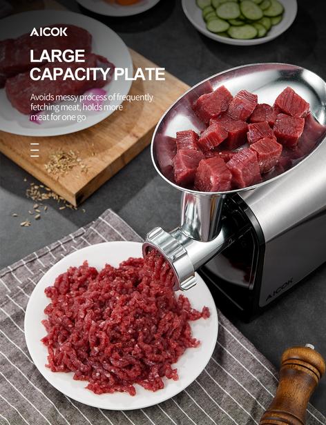 Aicok 2430RB masina tocat carne electrica 3in1