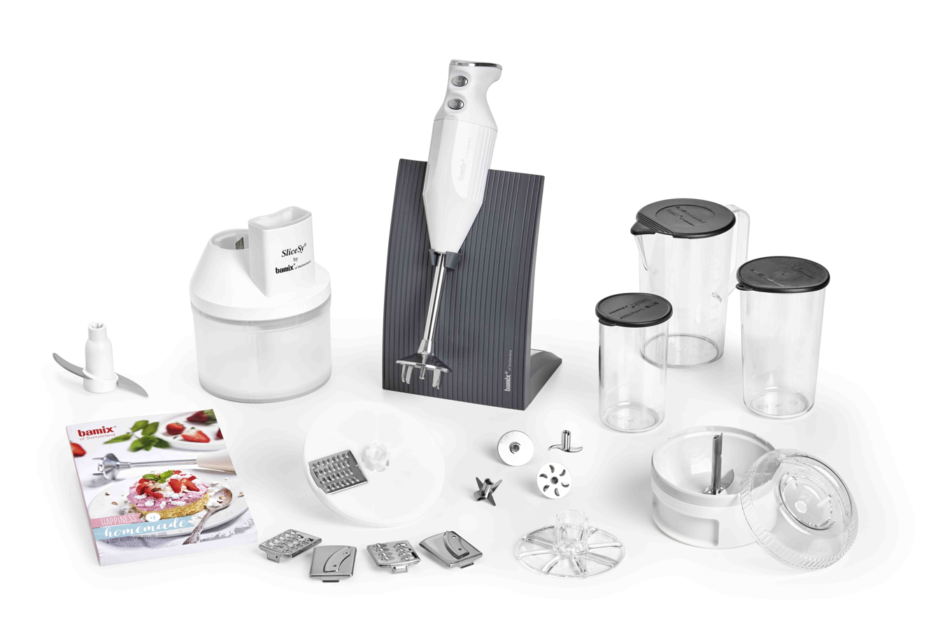 Bamix Baking blender vertical crem 200W set complet
