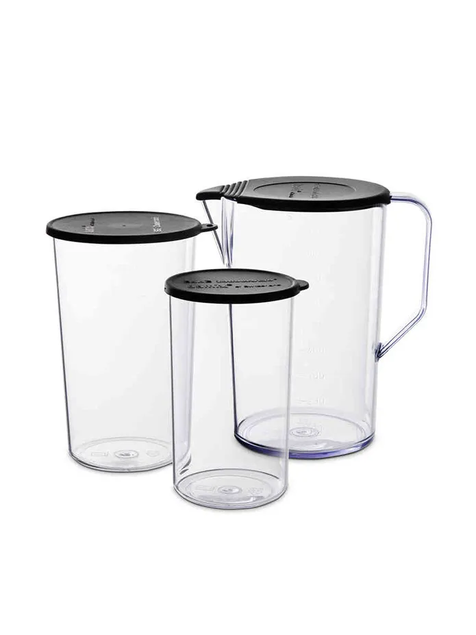 ESGE Zauberstab set pahare blender 3 piese cu capac