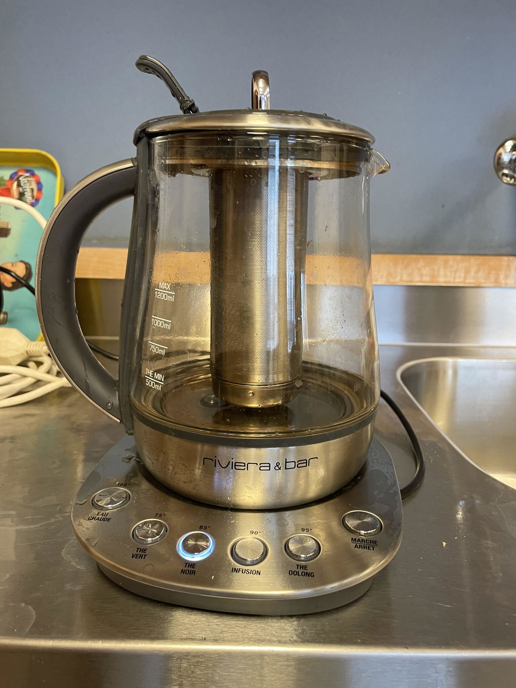 Riviera & Bar Jaipur Zen BTH540 ceainic electric sticla 1,2L