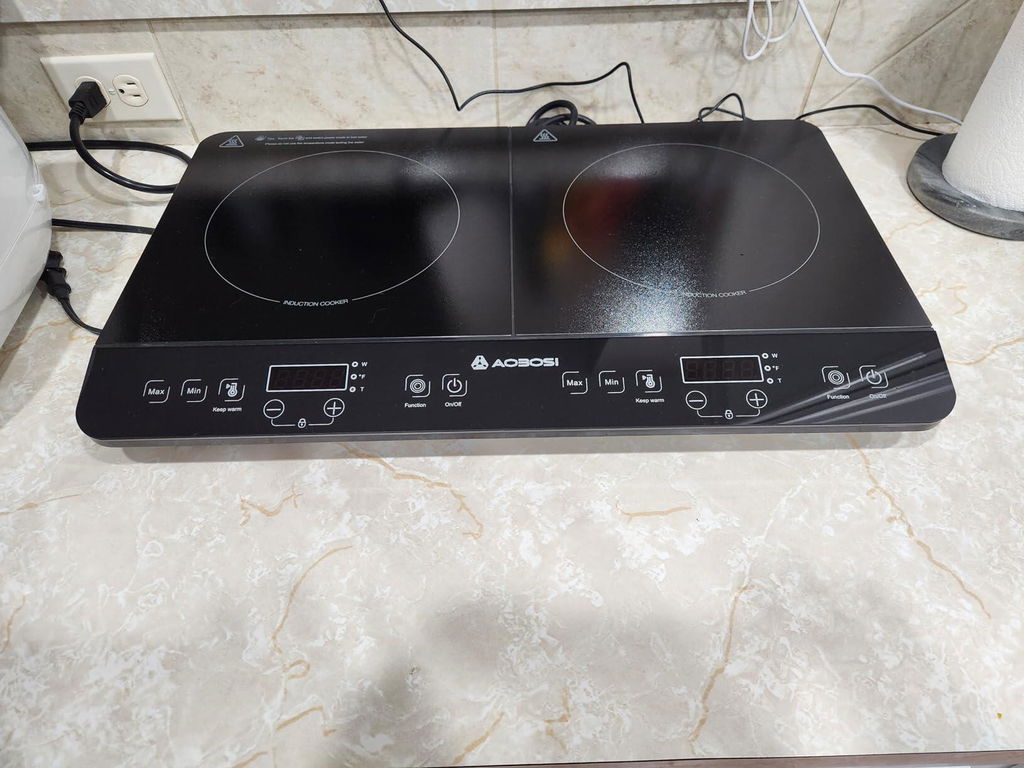 Aobosi plita cu inductie dubla electrica 1800W+1600W cu timer