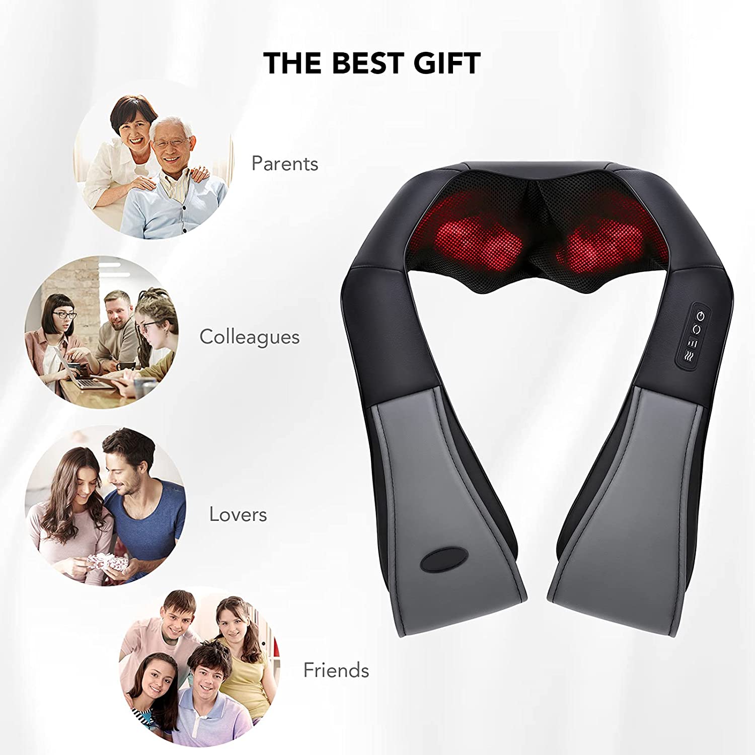 Aicook Shiatsu aparat masaj cervical cu incalzire