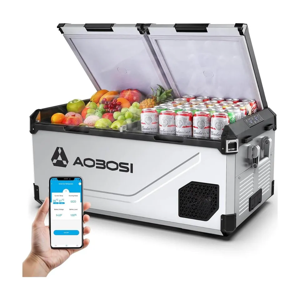 Aobosi lada frigorifica 75L dual zone inox -20C