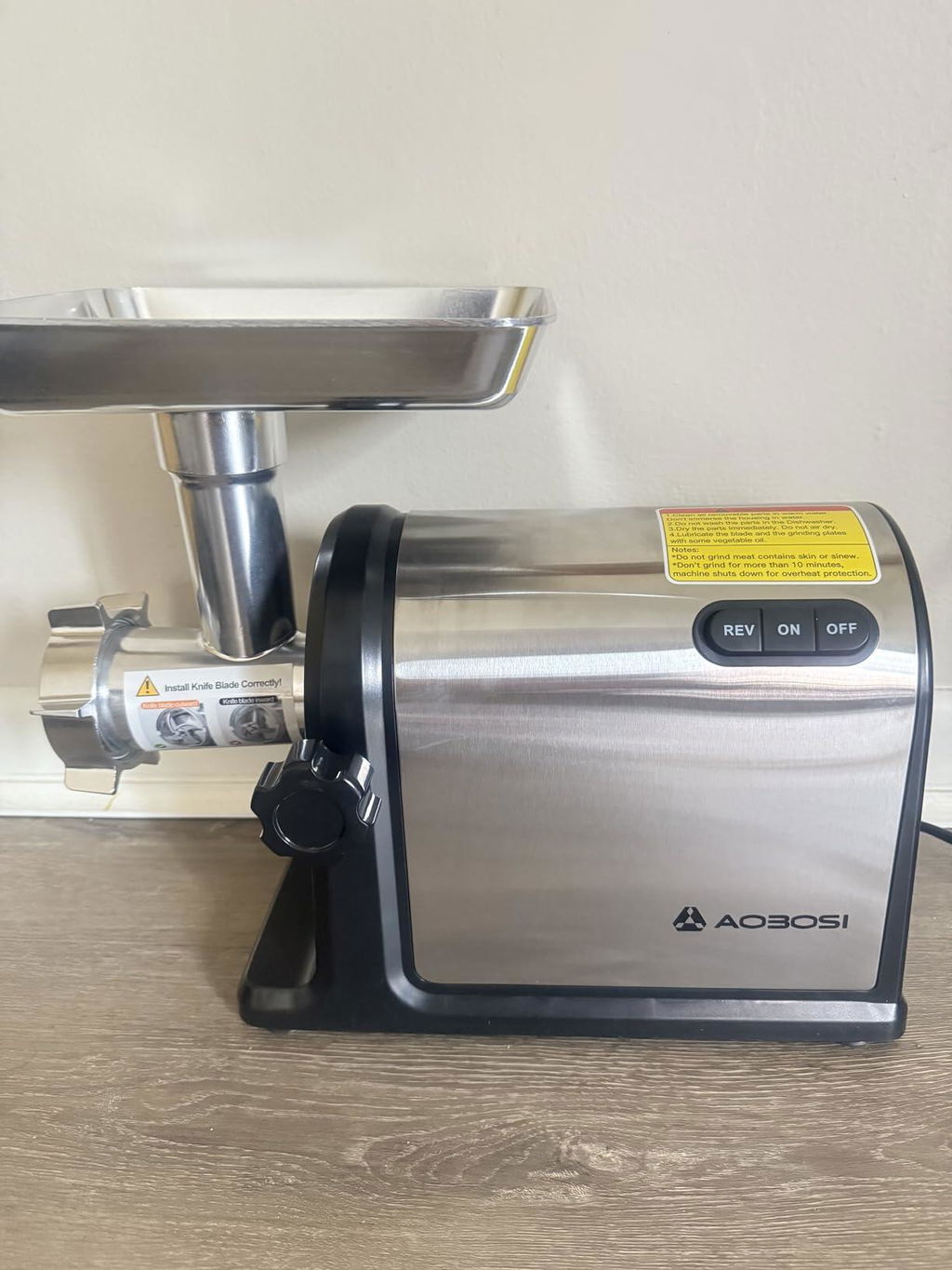 Aobosi Pro-Series masina de tocat carne 3000W