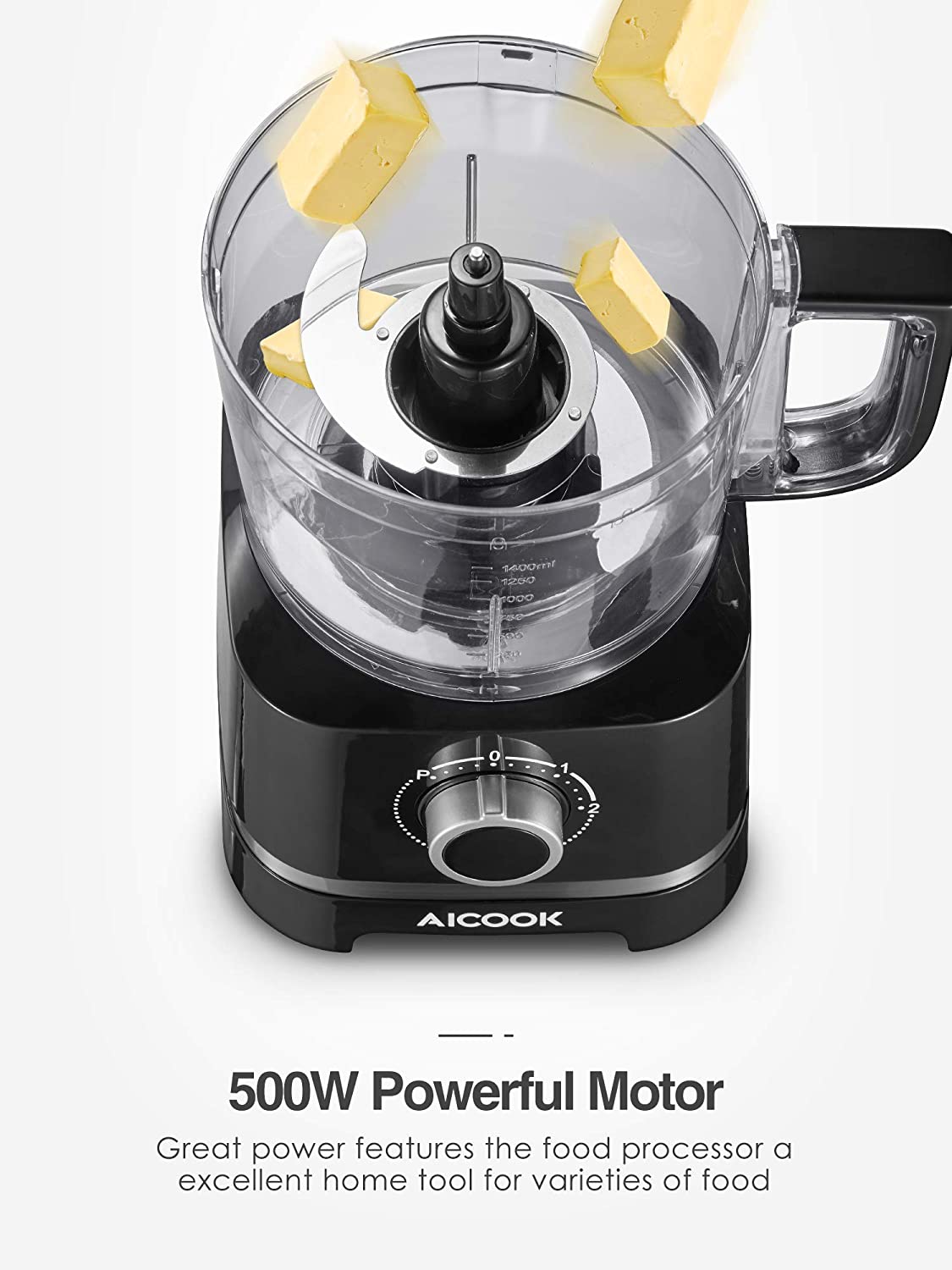 Aicook Robot bucatarie 12 cani 700W 16 functii
