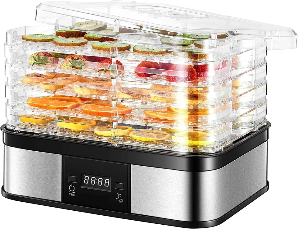 Aicook Deshidrator fructe 5 tavi digital 35-70°C