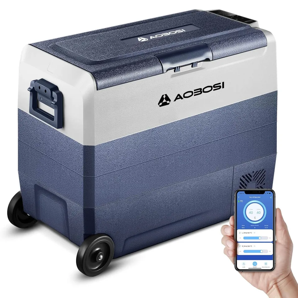 Aobosi T60 frigider auto 60L cu două zone