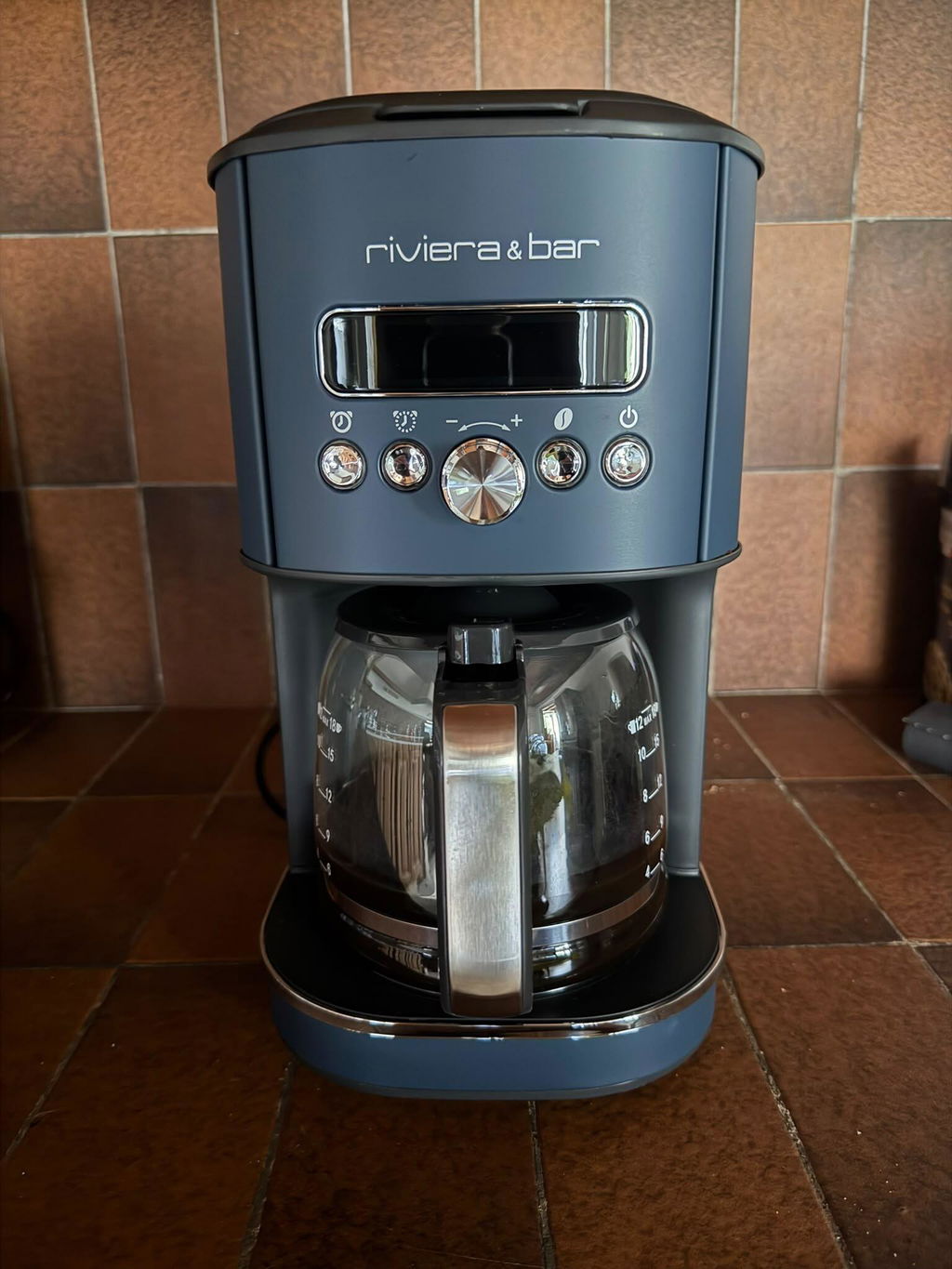Riviera & Bar BCF 578 cafetieră filtru gri-albastru 1,8L