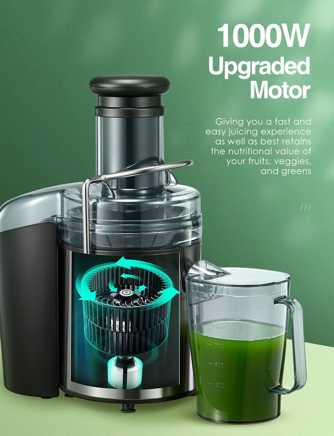 Aicok storcător centrifugal 75 mm 2 viteze inox