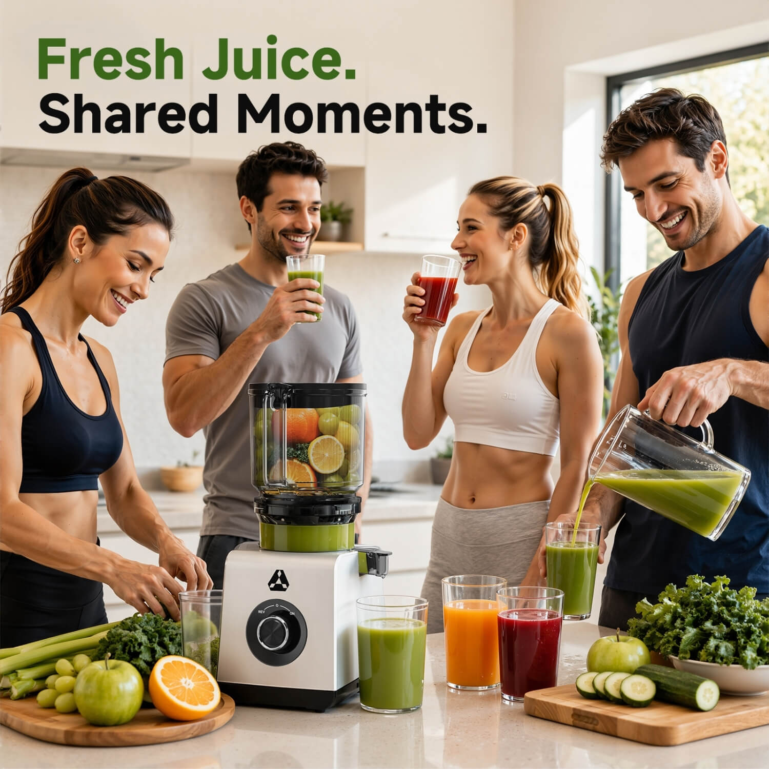 Aobosi storcator slow juicer presare la rece 6,6 inch