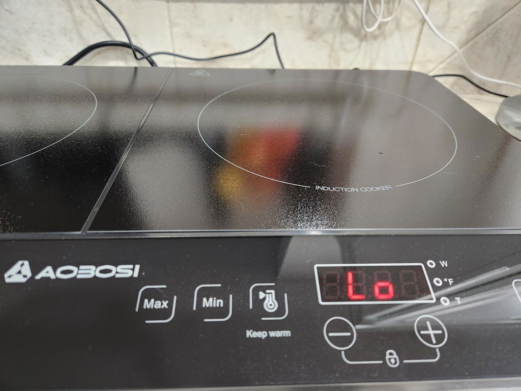 Aobosi plita cu inductie dubla electrica 1800W+1600W cu timer