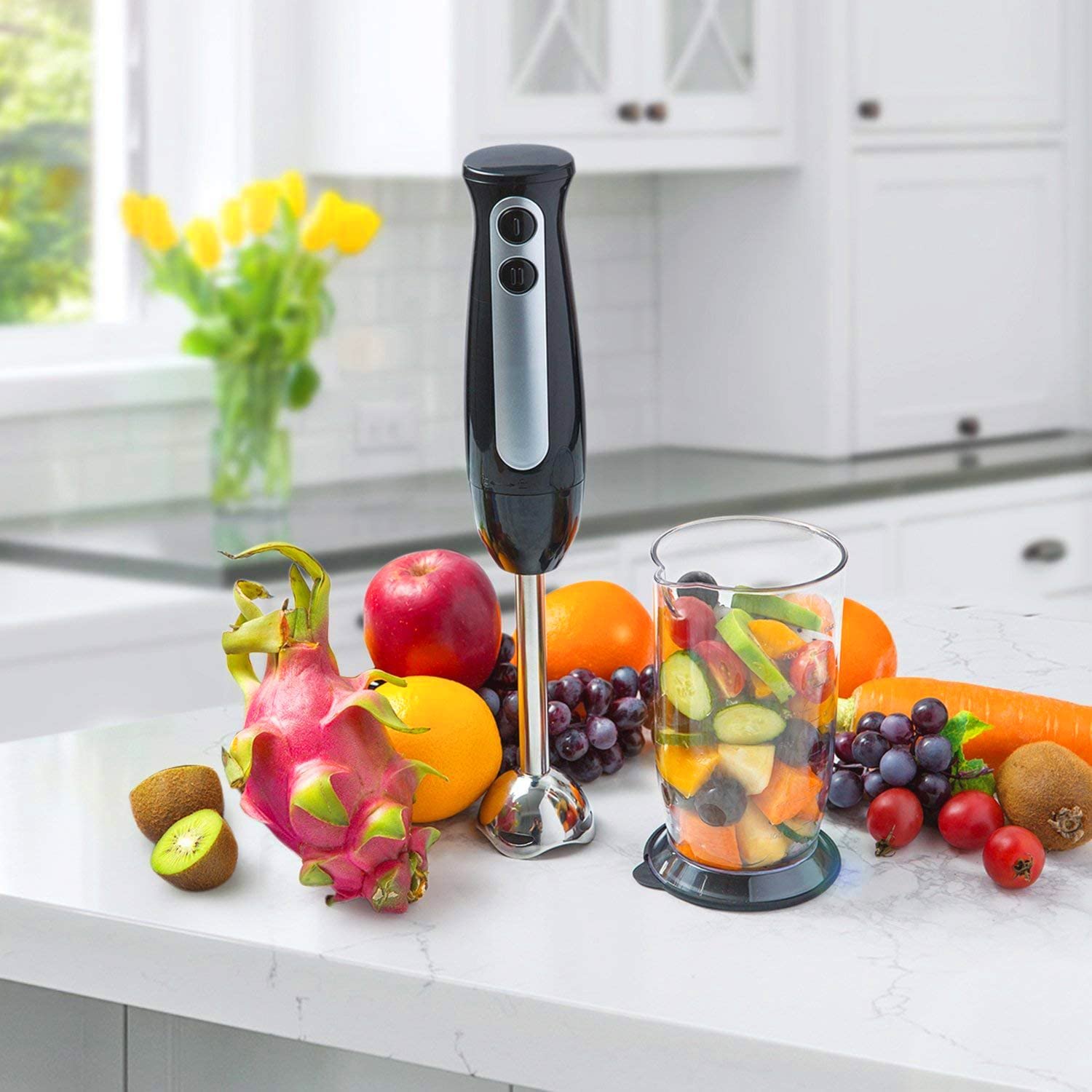Aicook 400W blender vertical cu pahar 700ml 2 viteze
