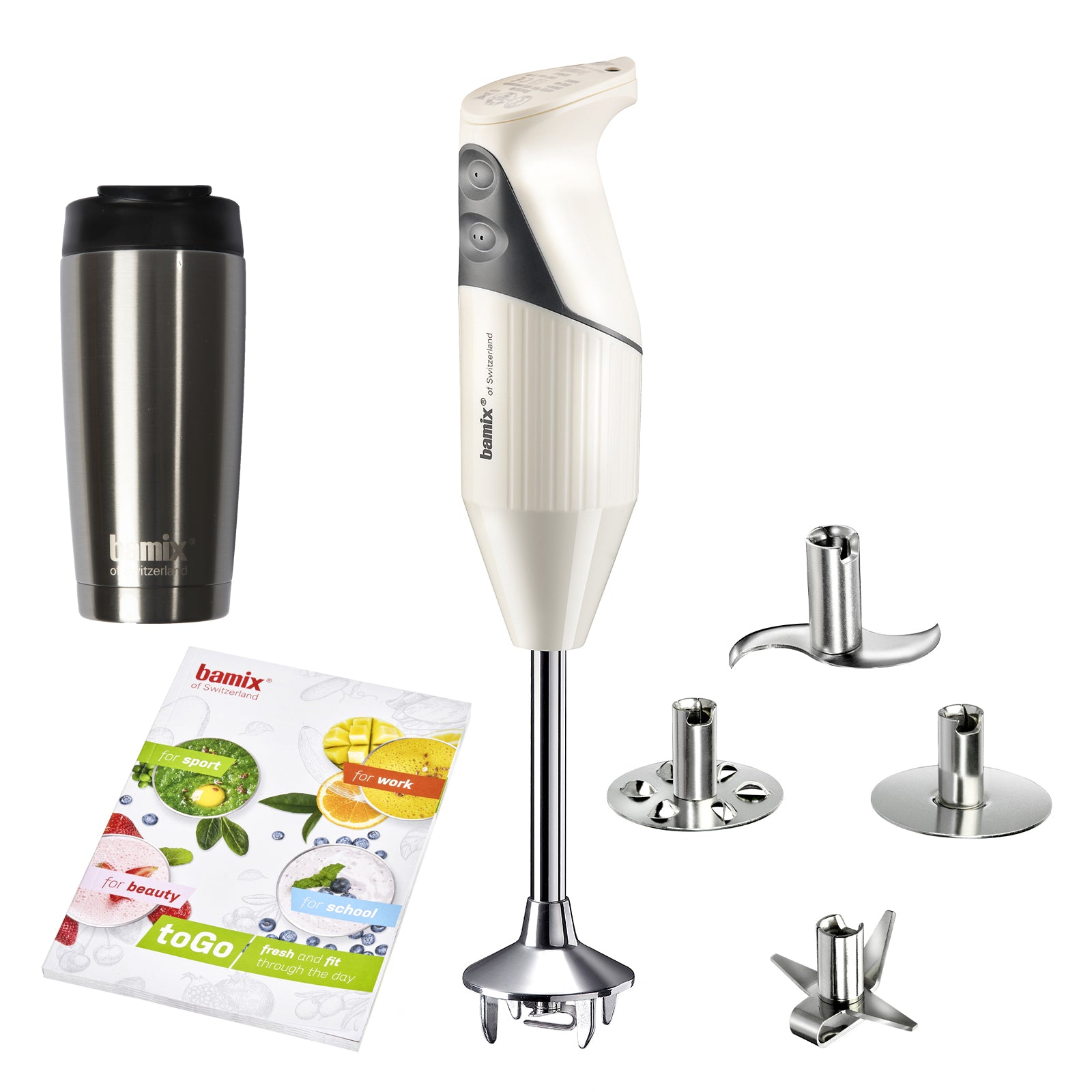 Bamix toGo blender vertical lime 200W cu cana