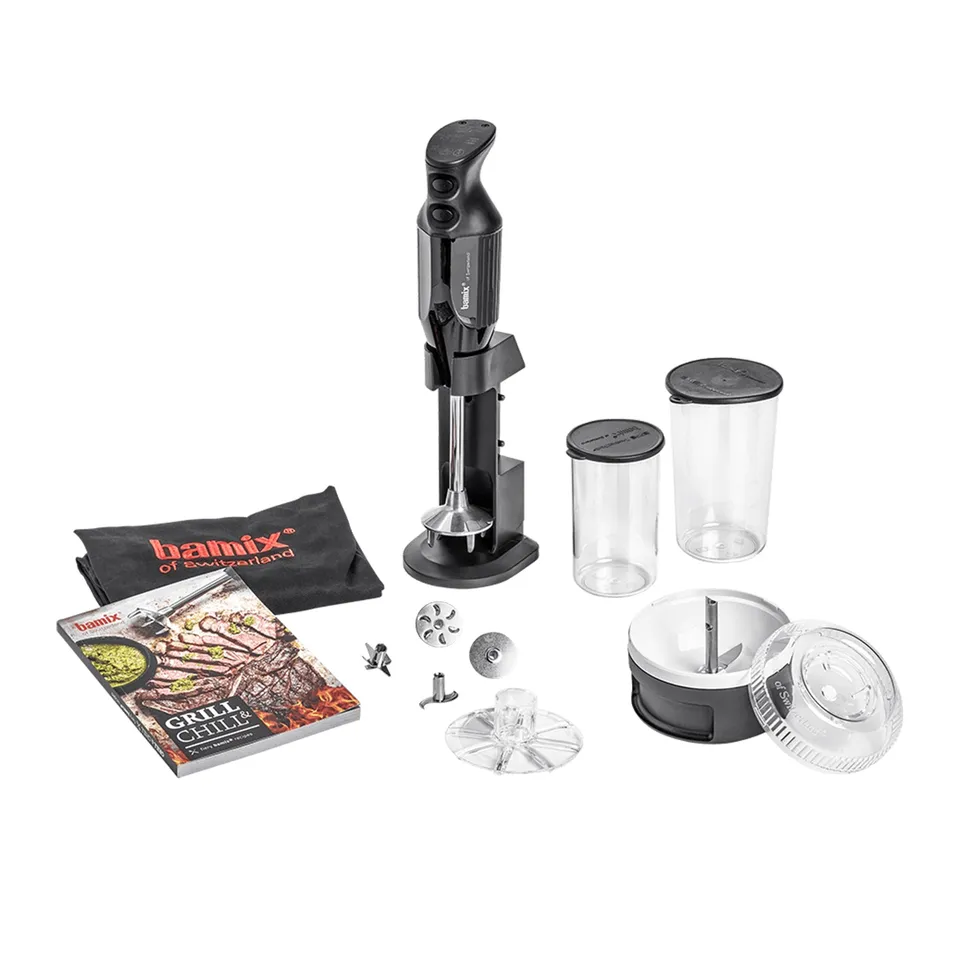Bamix BBQ blender vertical 200W negru