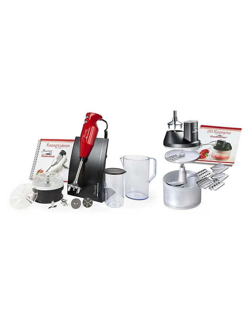 ESGE-Zauberstab M250 Premium XL blender vertical rosu-metalic