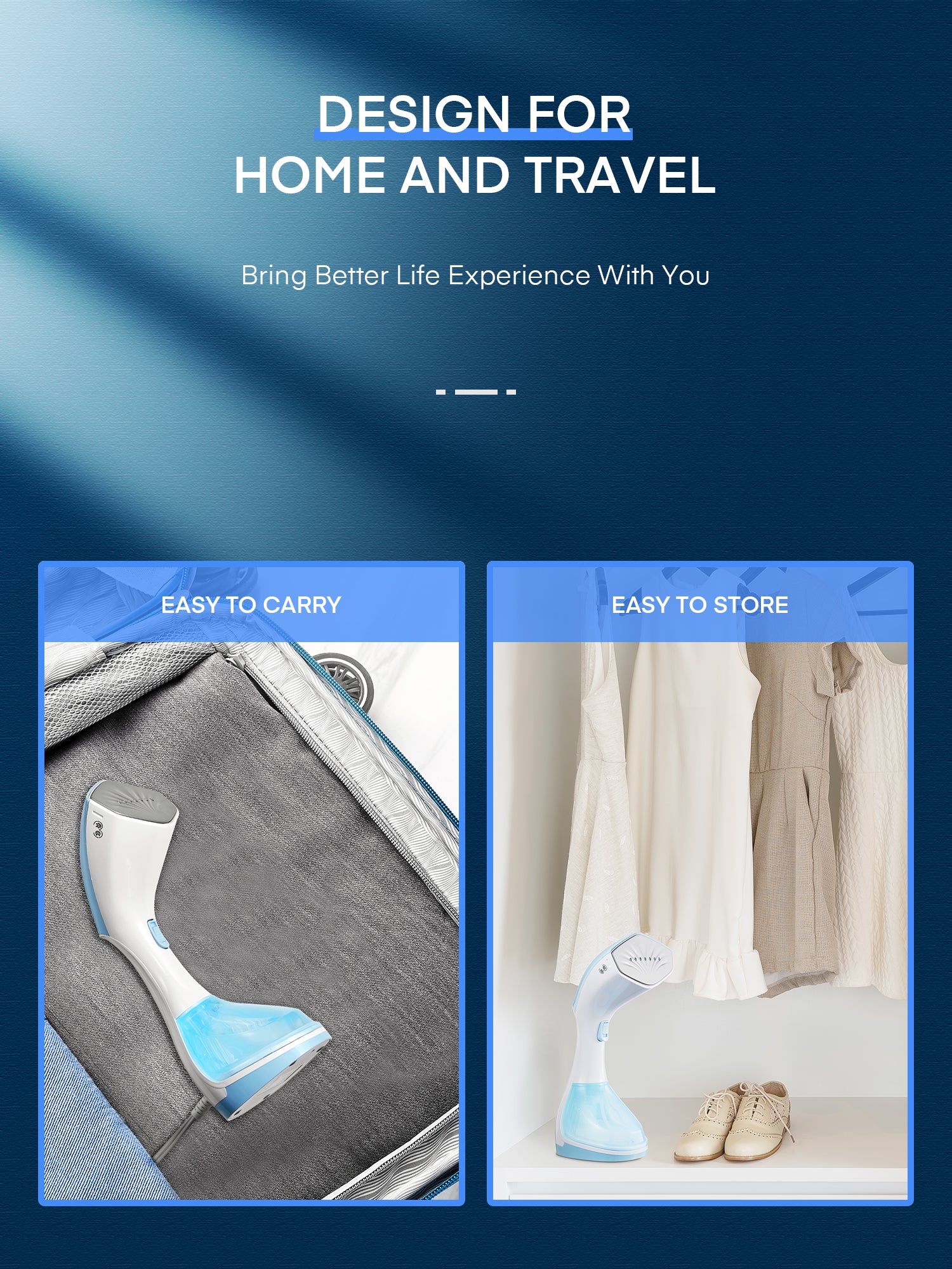 Aicook iTvance steamer haine portabil 1500W 260ml