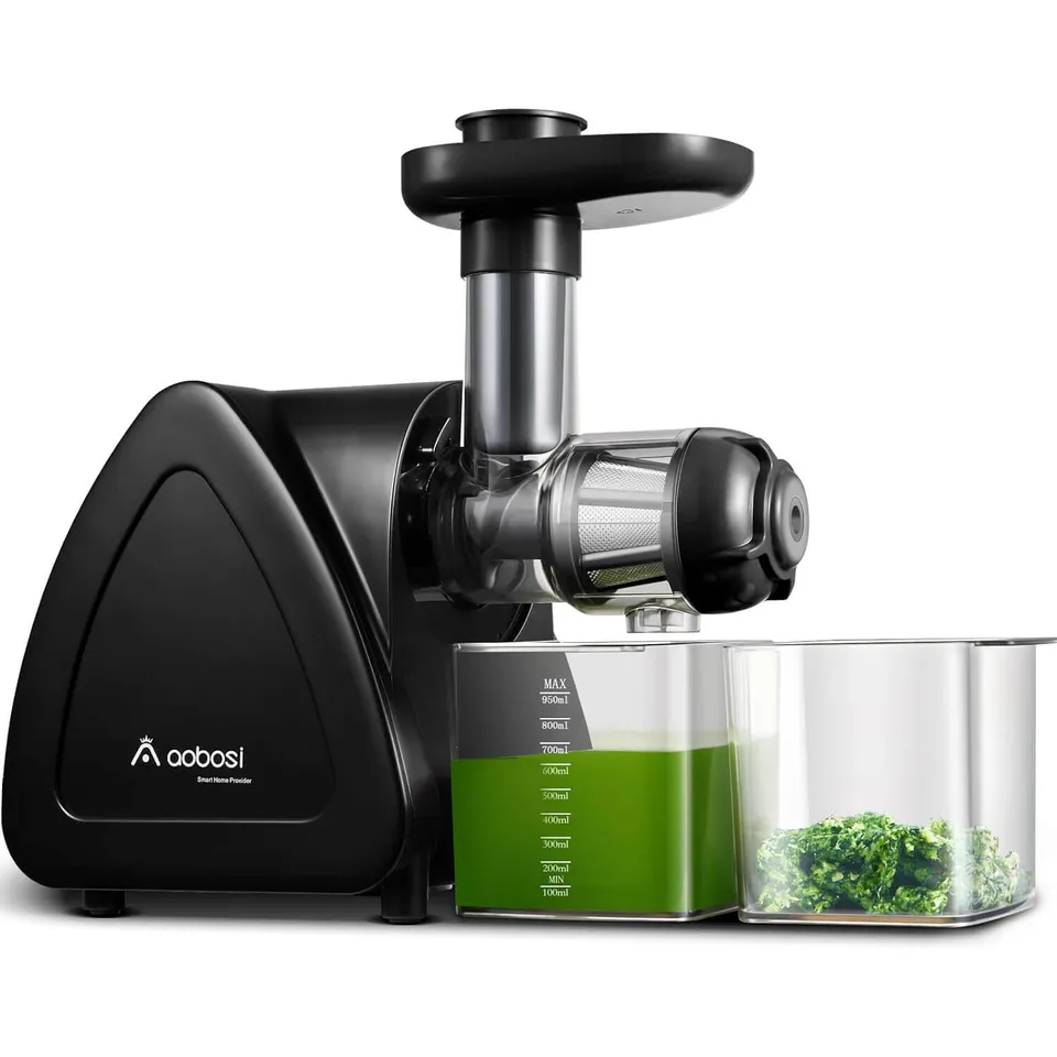 Aobosi storcator cu presare la rece negru 80 RPM 150W
