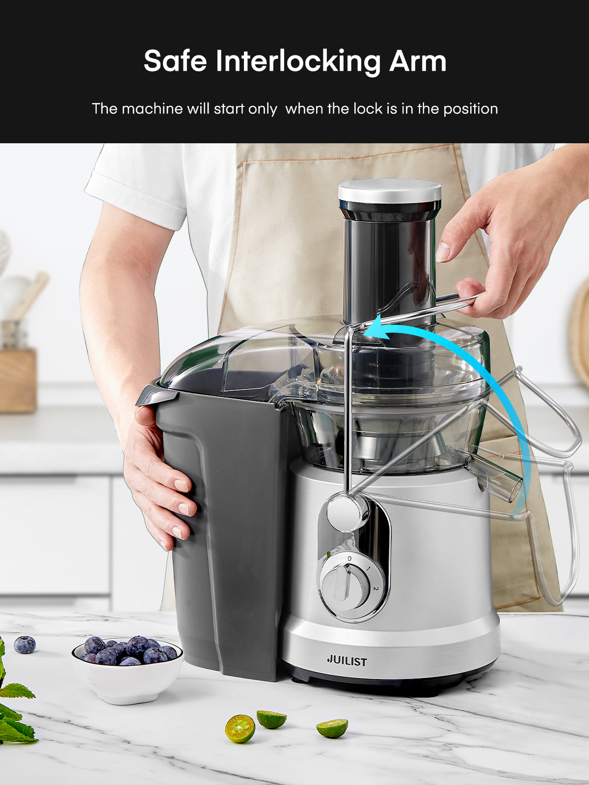 Aicook Storcator centrifugal 1000W 76mm 2 viteze