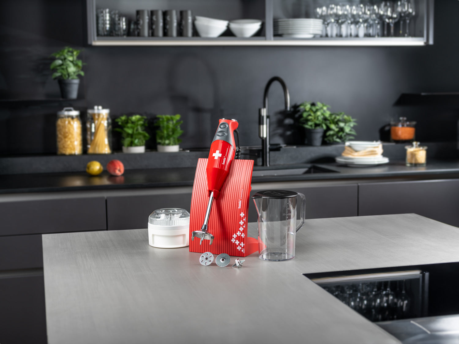 Bamix SwissLine blender vertical 200W alb