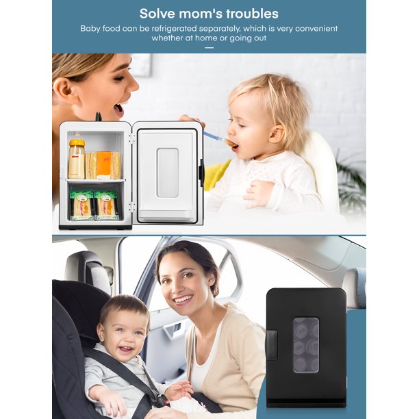 Kealive minifrigider 15L negru racire si incalzire 21 doze