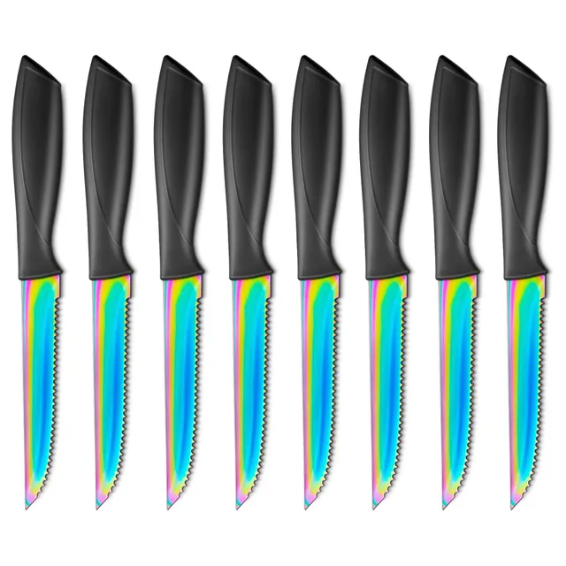 Aicook set 8 cutite friptura zimtate curcubeu