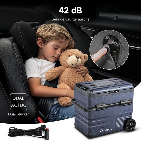 Aobosi TWW55 frigider auto 55L cu doua zone
