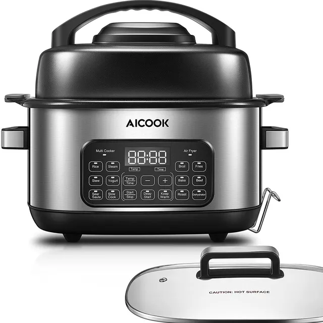 Kealive 12-in-1 multicooker 6,5L slow cooker + air fryer